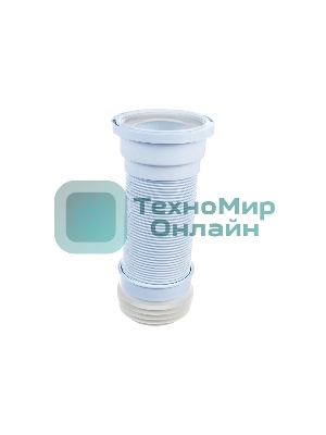 Труба для унитаза гофрированная армированная L 290-640 мм D110 мм