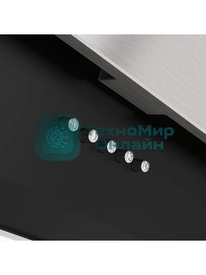 Вытяжка наклонная Elikor Титан 60Н-430-К3Д чёрный/серебристый, 60 см, 430 м³/ч, 34 дБ