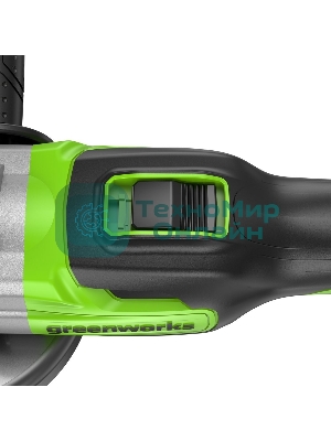Углошлифовальная машина Greenworks GD24AG 10500об/мин рез.шпин.:M14 d=125мм (3200207CUG)