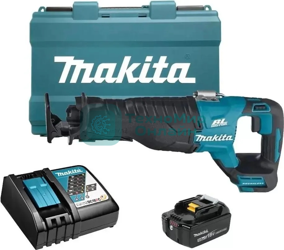 Сабельная пила Makita DJR187RT 18Вт аккум. 3000ход/мин ДА