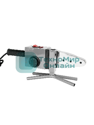 Аппарат для сварки пластиковых труб ПОБЕДА, ПТ-2435, 2 мощных нагревательных элемента, 2435 Вт., 6 насадок, металлический кейс