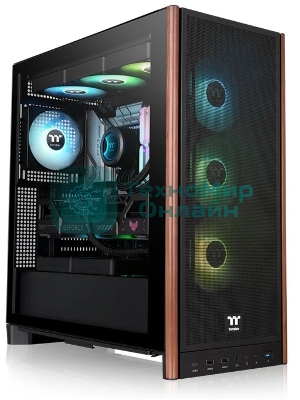 Корпус Thermaltake S370 WS, Midi-Tower, чёрный, 4 x 120 мм