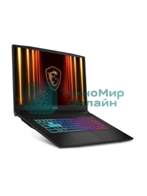 Ноутбук MSI Katana 17 B2RVEK-1617XRU/17.3/IPS/Intel Core 7 240H/16Gb/1Tb SSD/nVidia GeForce RTX 4050 6Gb/NoOS/черный/2.6kg