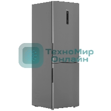 Холодильник Haier C4F637CXRGU1 серебристый двухкамерный 235/115л морозилка снизу, No Frost