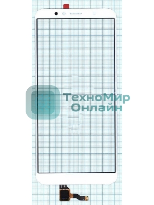 Сенсорное стекло (тачскрин) для Huawei Honor 7A Pro Y6 2018, белое