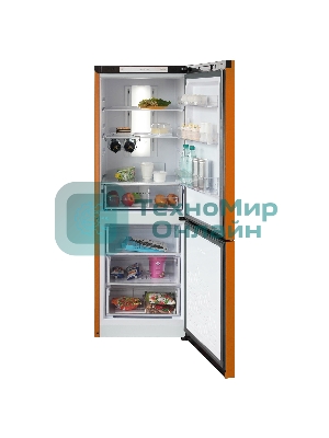 Холодильник Бирюса Б-T920NF оранжевый двухкамерный 210/100 л морозилка снизу, No Frost