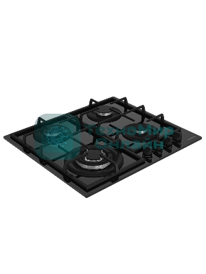 Газовая варочная поверхность Hotpoint HG 62FA/BK черный