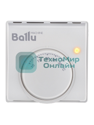 Комплект обогреватель инфракрасный Ballu BIH-GTW-0.8 + BMT-1 белый, 800 Вт, 16 м2, термостат