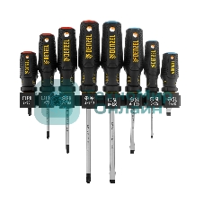 Набор отверток на полке Denzel 8 шт., PH+SL, S2, 3к рукоятка