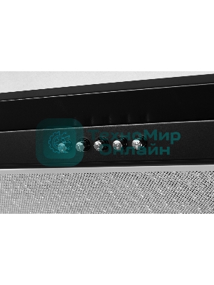 Вытяжка встраиваемая Kuppersberg Inlinea 70 BX черный/нержавеющая сталь, 70 см, 1300 куб. м/ч, 41 дБ