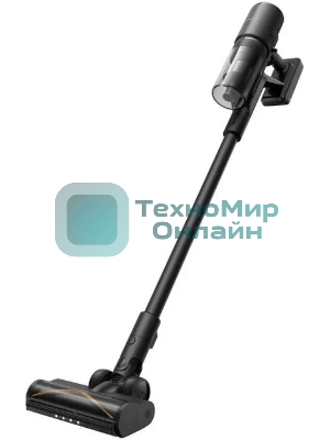 Пылесос вертикальный моющий Dreame H12 Dual Flex Reach черный, питание от аккумулятора, 400 Вт, уборка сухая/влажная, пылесборник 0,7 л