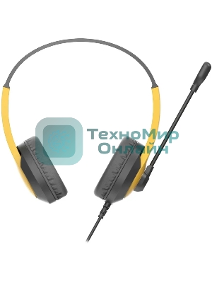 Гарнитура A4Tech Fstyler FH100U желтый/черный, проводная