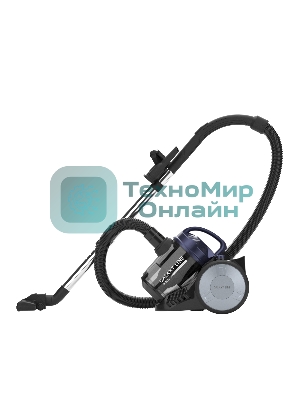 Пылесос Galaxy GL 6226 черный/синий, 320/2400 Вт, уборка сухая, пылесборник контейнер 2 л