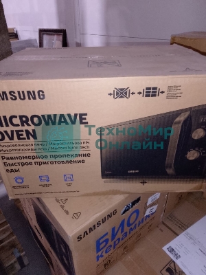 (Поврежденная упаковка) Микроволновая печь SAMSUNG 23L SOLO MS23K3614AK/BW