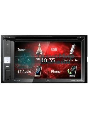 Автомагнитола JVC KW-V250BTM, 2 DIN, 6.2