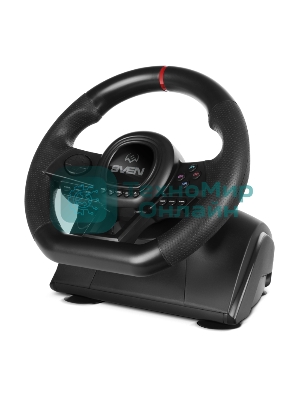 Руль SVEN GC-W650 (педали, вибро, D-pad, 21 кл, PS4/PS3/XB1/XB360/NS/PC/X-D-Input)