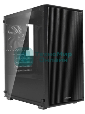 Компьютерный корпус XASTRA A307M 3BK Black mATX/Mesh/tempered glass/3x120мм PWM FC black fans/A307M-3FC12BK