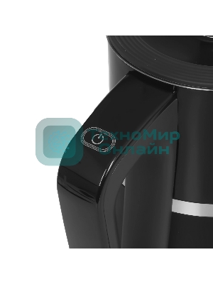 Чайник электрический Galaxy Line GL 0338 черный, пластик, 2200 Вт, 1.7 л