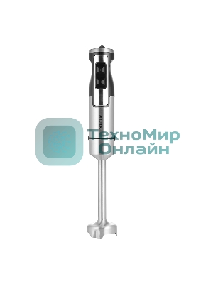 Блендер Centek CT-1338 черный/сталь, 1300 Вт, DC мотор, РЕГУЛЯТОР МОЩНОСТИ сLED, стакан, чоппер, венчик