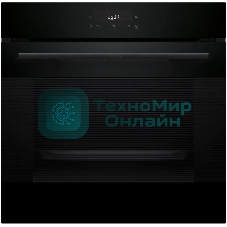 Электрический духовой шкаф Bosch HJG852YB0T Serie 6, 60 см, 66 л, черный,сенсорное управление, 8 режимов+AutoPilot 30(30 автоматических программ), LCD-дисплей, галогенное освещение, самоочистка EcoClean,Soft Open and Soft Close door,телескопические направляющие на 2 уровнях