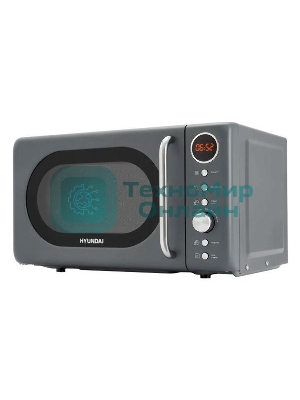 Микроволновая печь Hyundai HYM-D3036 серый/серебристый, 20 л, 700 Вт, переключатели - кнопки/поворотный механизм