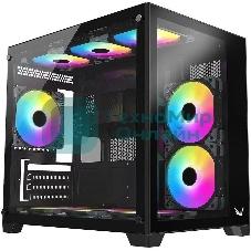 Компьютерный корпус AeroCool/Formula Crystal Z5 черный без БП mATX 1x120мм 2xUSB 2.0 1xUSB 3.0 audio bott PSU