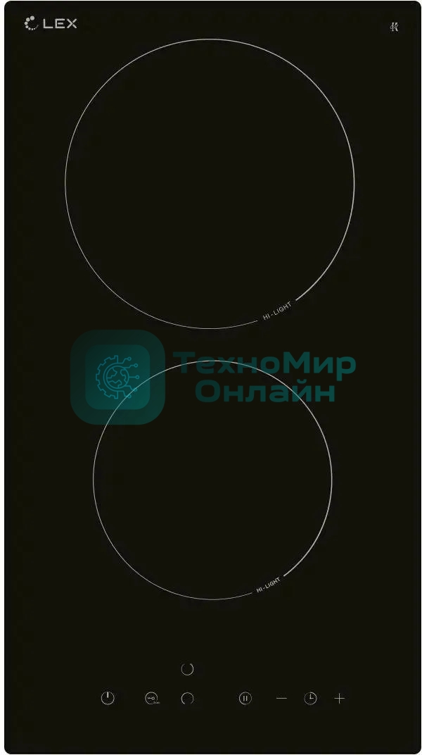 Электрическая варочная панель LEX EVH 320B BL Hi-Light, независимая, черный