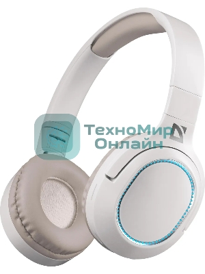 Беспроводные/проводные наушники Defender FreeMotion B444 бежевый, накладные, Bluetooth + проводной, складная конструкция, до 8 ч