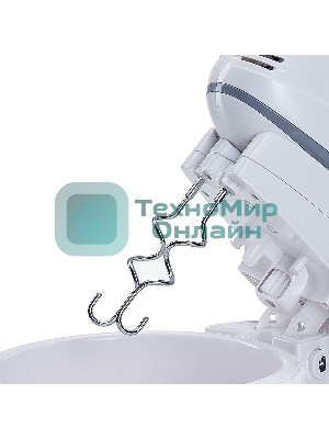 Миксер DELTA LUX DE-7901C белый с серым