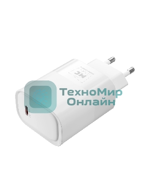 Сетевое зарядное устройство MORE CHOICE (4620202553508) NC67a СЗУ 1Type-C 3.0A PD 20W, белый