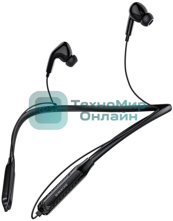 Наушники TWS Borofone BE45 черный, внутриканальные, Bluetooth, сенсорное управление, до 3 ч