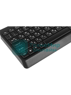 Комплект клавиатура+мышь A4Tech FStyler F1512 проводной, USB, 1200 DPI, черный