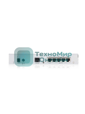 Межсетевой экран Zyxel USG FLEX 100HP с подпиской Gold на 1 год (AS, AV, CF, IDP/DPI, Sandboxing, SecuReporter), 1xRJ-45: 1G PoE+ (LAN/WAN), 7xRJ-45: 1G (LAN/WAN), 1xUSB3.0 **