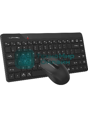 Комплект клавиатура+мышь A4Tech FStyler FG2200 Air2 беспроводной, USB, 1200 DPI, черный