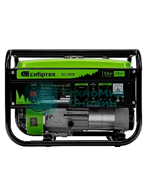 Электрогенератор бензиновый Сибртех БС-3500, 3.2 кВт, 95 дБ, 38.8