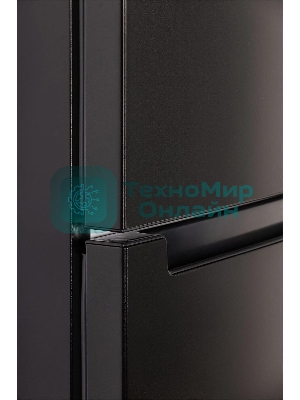 Холодильник Nordfrost NRB 122 B черный двухкамерный 205/70 л морозилка снизу, капельная система