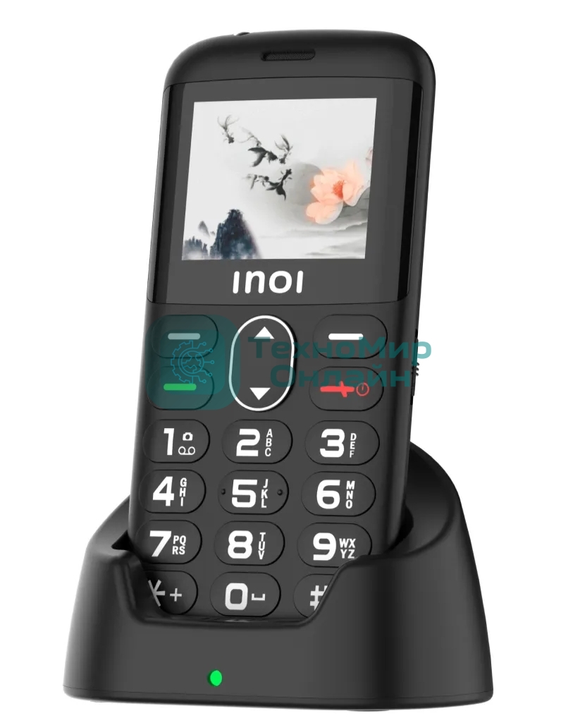 Мобильный телефон INOI 148 Senior 4G черный