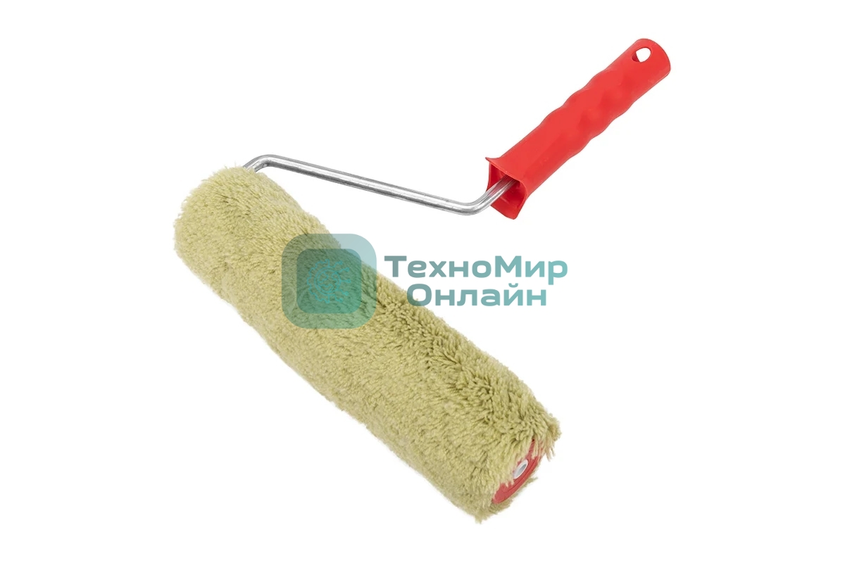 Валик Rexant полиакрил зеленый, ворс 18 мм, ширина ролика 240 мм, Ø 42 мм, бюгель 8 мм серия 