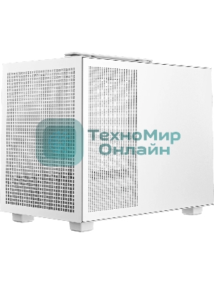 Компьютерный корпус Deepcool CH160 MESH WH без БП, белый, MINI-ITX