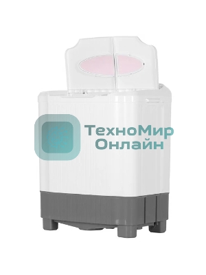 Стиральная машина Славда WS-50PЕТ белый, загрузка вертикальная 5 кг, 1350 об/мин, класс А