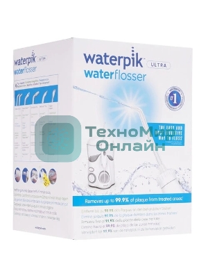 Ирригатор Waterpik WF-100EU белый, от сети, 600 мл, 10 режимов