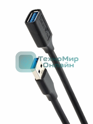 Кабель удлинительный USB3.0 Am-Af 1.8m Telecom черный (TUS708-1.8M)