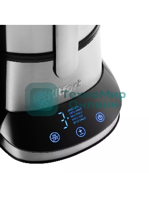 Соковыжималка центробежная Kitfort КТ-1112 1100Вт черный