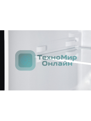 Холодильник Nordfrost RFC 390D NFGB черное матовое стекло двухкамерный 240/95л морозилка снизу