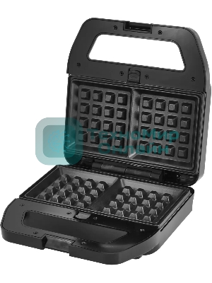 Вафельница Vitek VT-2626 850Вт черный/серебристый