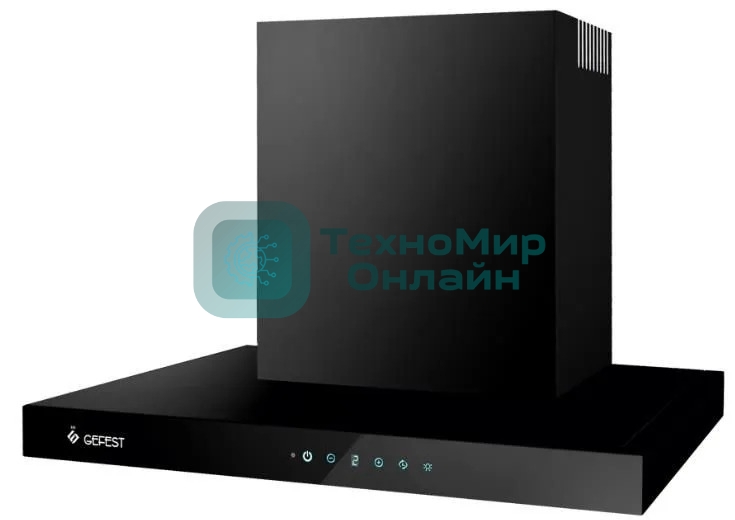 Вытяжка встраиваемая Gefest BO 3606 C23 черный, 60 см, 1000 куб. м/ч, 78 дБ