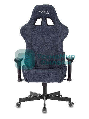 Кресло Бюрократ VIKING KNIGHT LT27 FABRIC синий, ткань, 120 кг, механизм качания