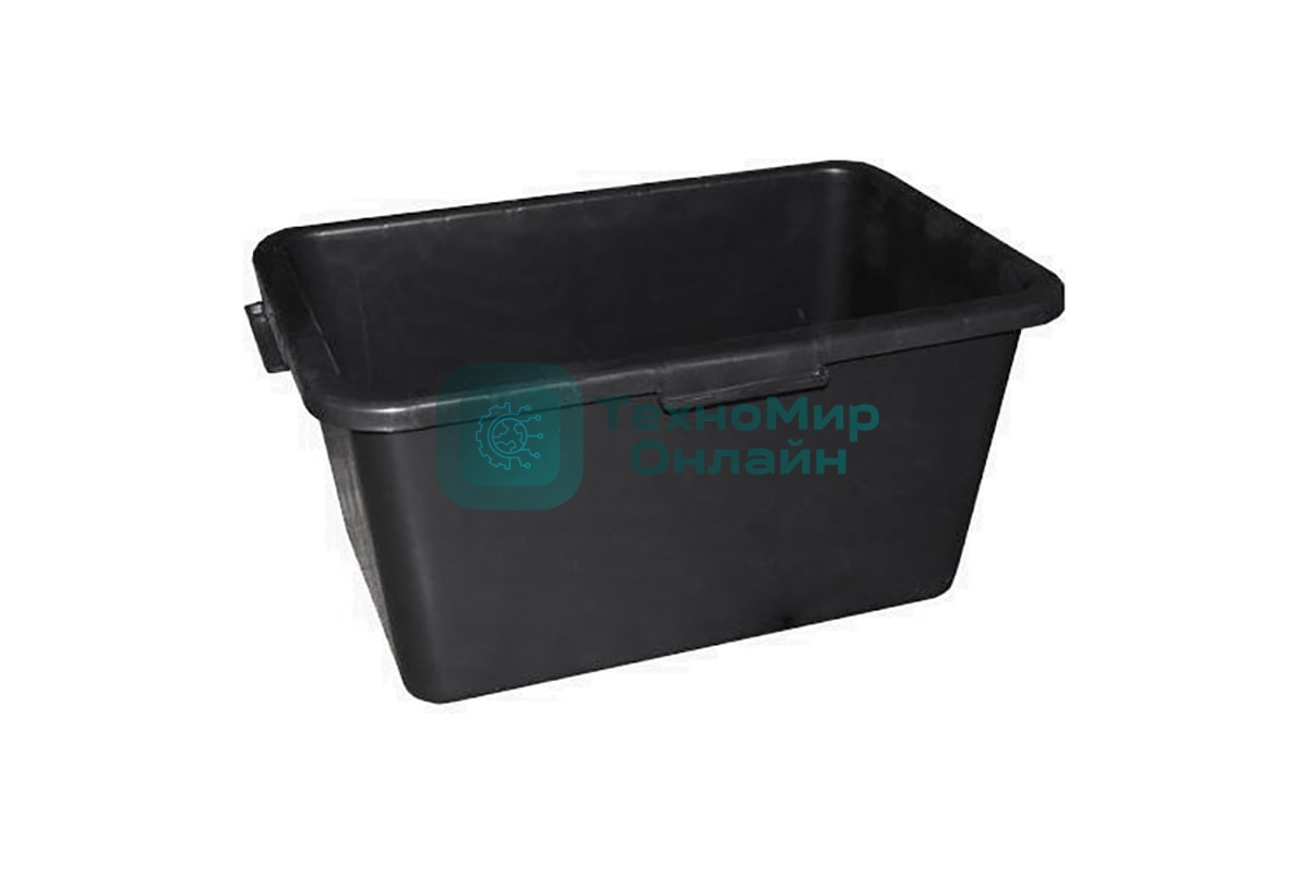 Таз строительный прямоугольный Rexant пластмассовый 45л