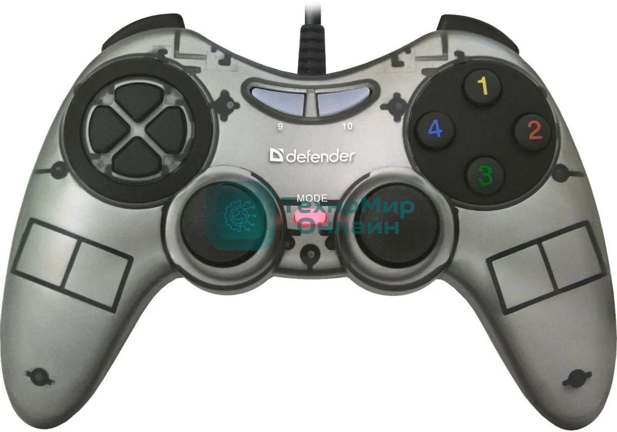 Геймпад Defender Zoom USB Xinput, 10 кнопок, 2 стика