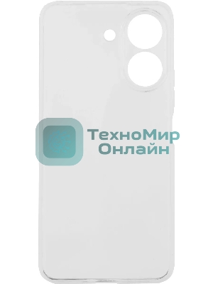 Чехол (клип-кейс) BoraSCO для Xiaomi Redmi 13C Silicone Case прозрачный (72840)